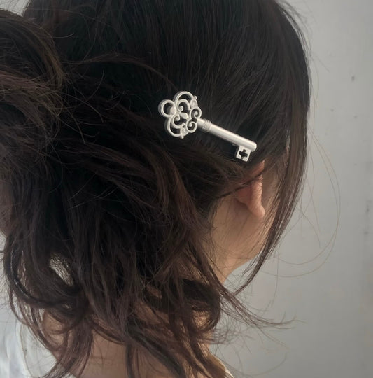 Skeleton Key Hair Clip