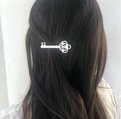 Skeleton Key Hair Clip