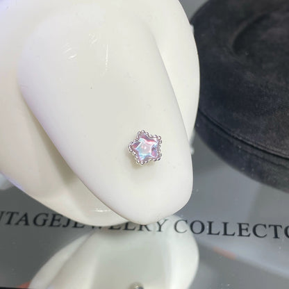 Silver Radiant Cross Tongue Bar