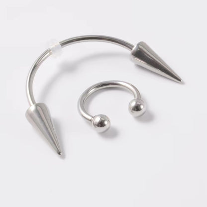 Silver Eternal Hunter Septum Ring
