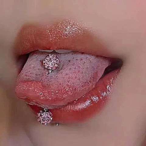 Gem Tongue Ring