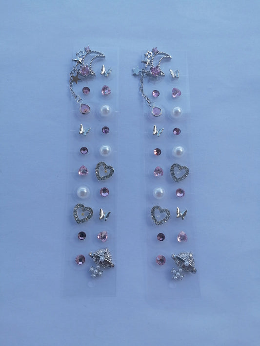 Dream stick on earrings collection