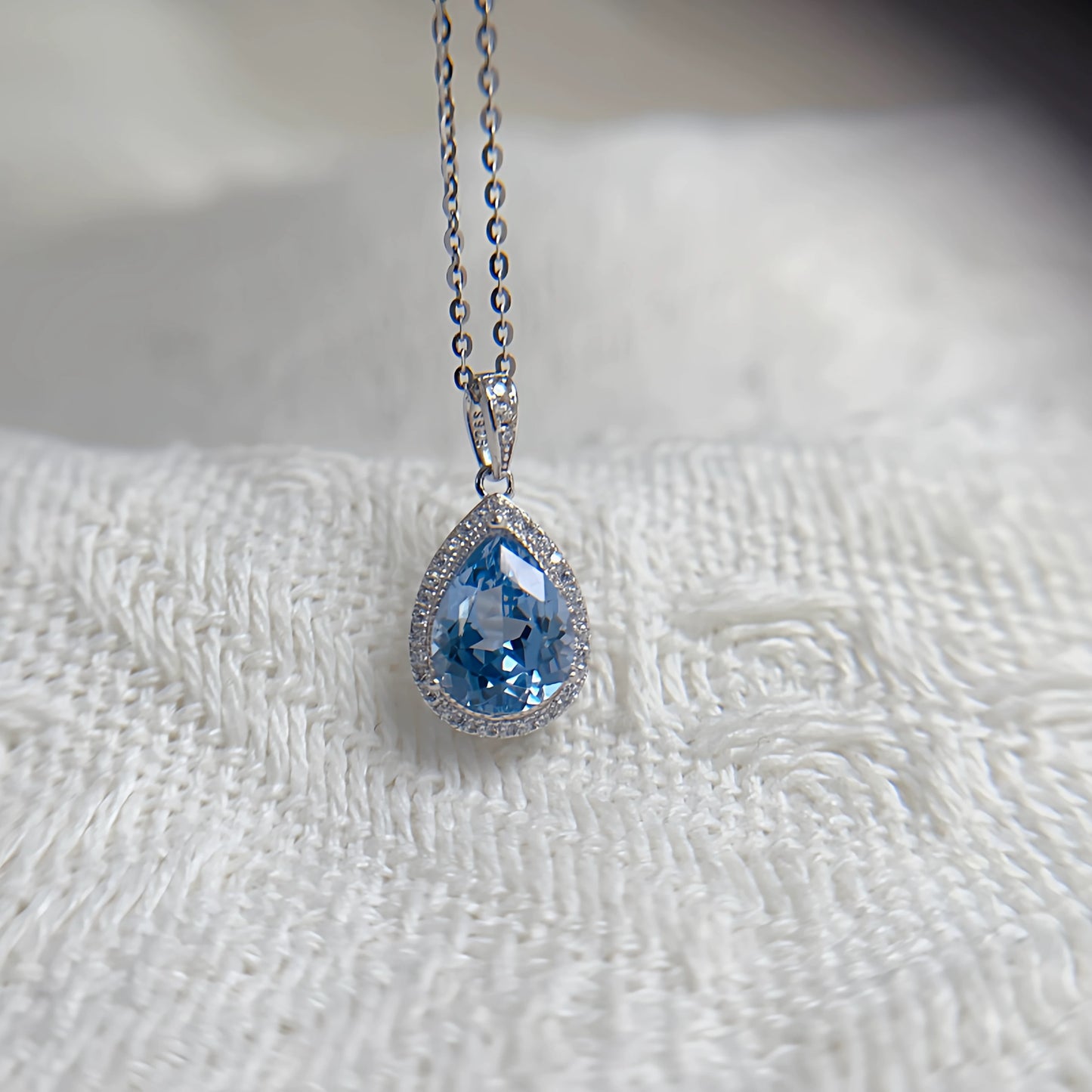 Clear Infinity Necklace