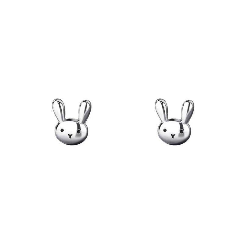 Bunny Face Stud Earrings