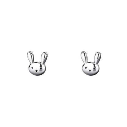 Bunny Face Stud Earrings