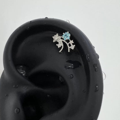 Blue Star Trail Piercing