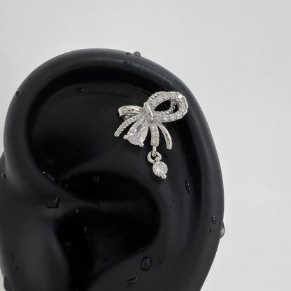 Crystal Bow Helix Piercing