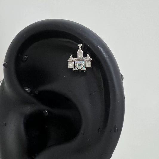 Heart Castle Helix Stud