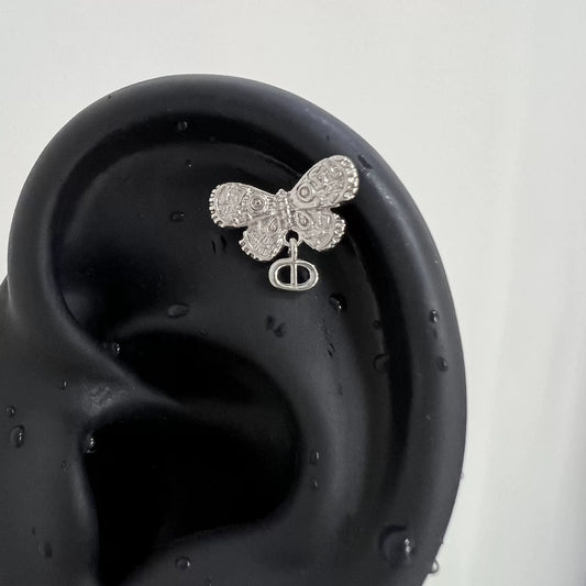 Butterfly Dangle Helix Stud