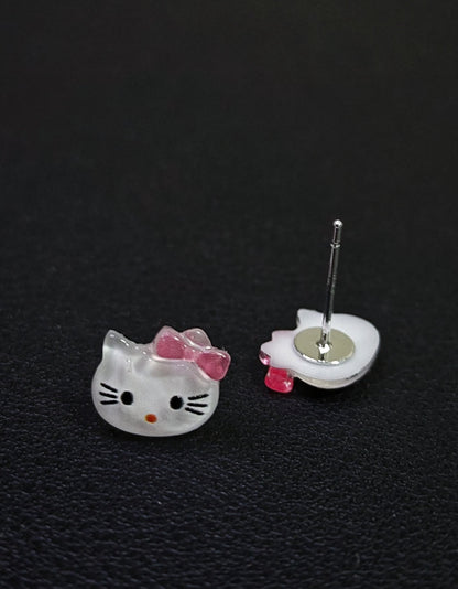 Kitty Blush Charm Earrings