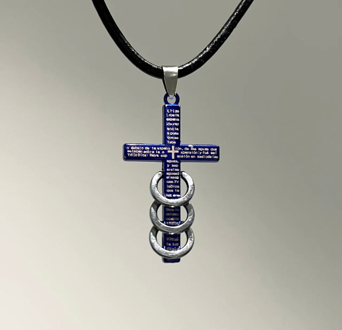 Faith Over Fear Bar Necklace
