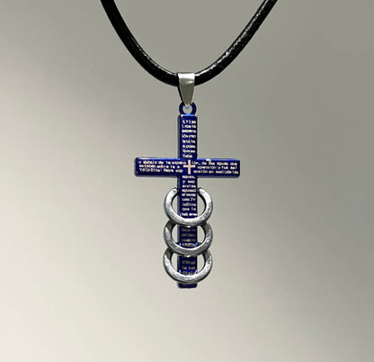Faith Over Fear Bar Necklace