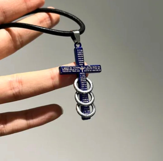 Faith Over Fear Bar Necklace