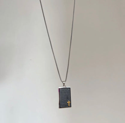 Two-Tone Faith Necklace