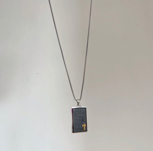Two-Tone Faith Necklace