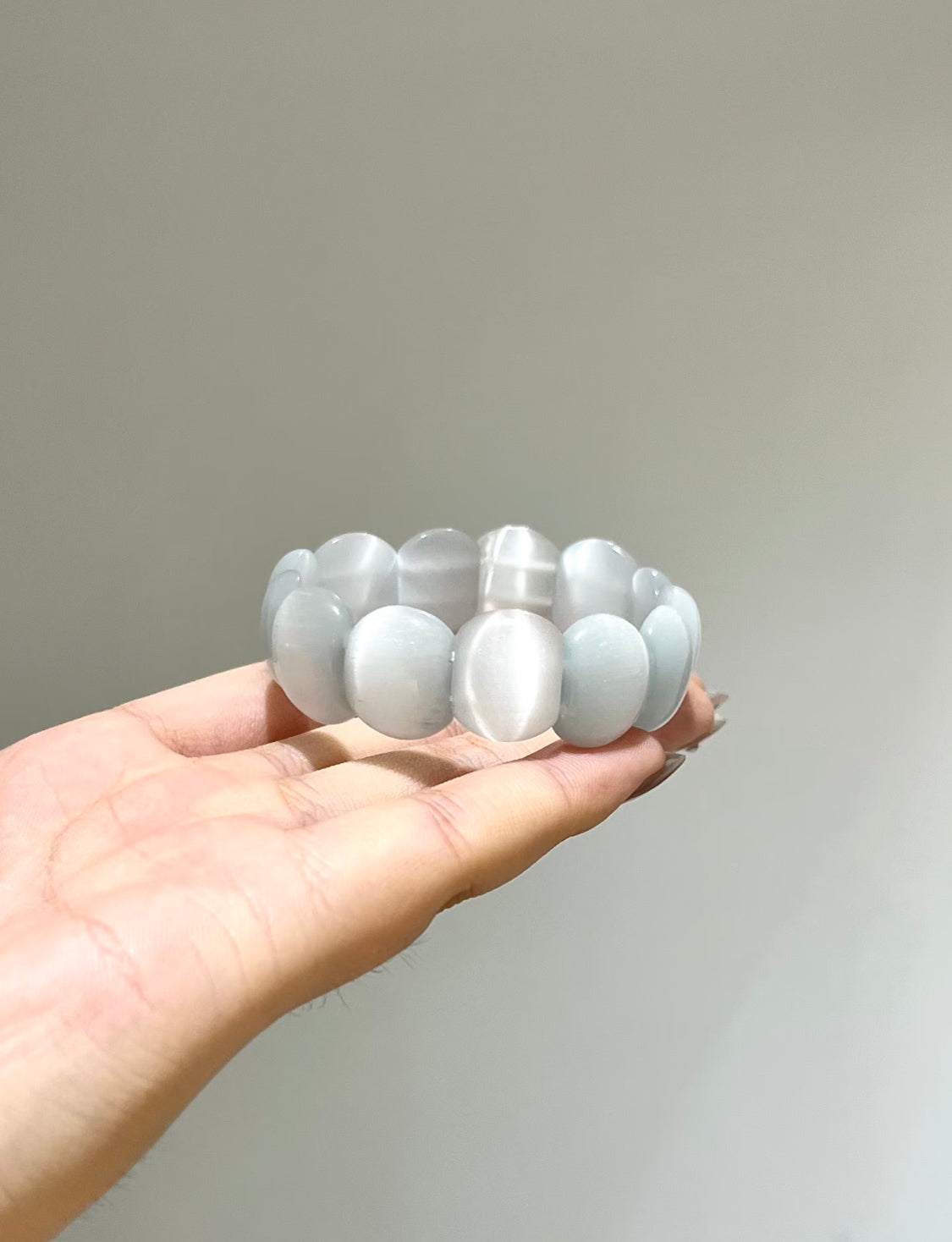 Cat’s Eye Selenite Bracelet.