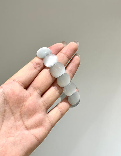 Cat’s Eye Selenite Bracelet.