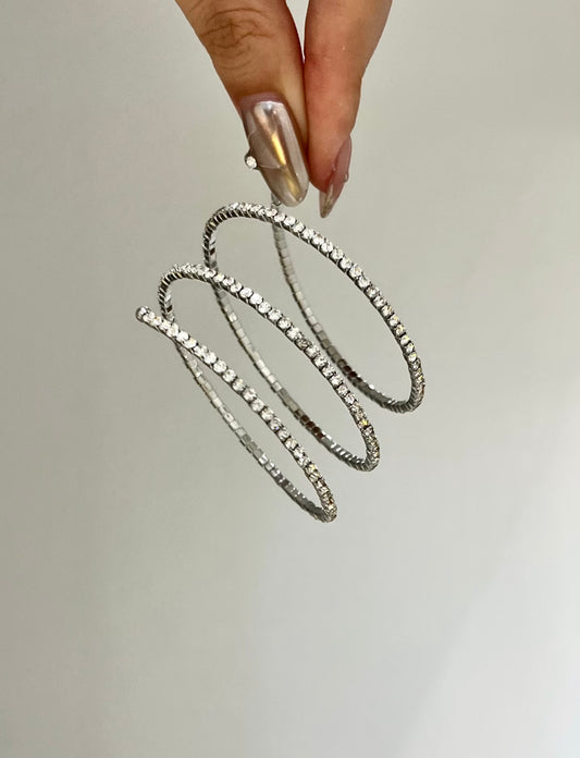 Spiral Tennis Bracelet