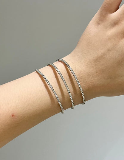 Spiral Tennis Bracelet
