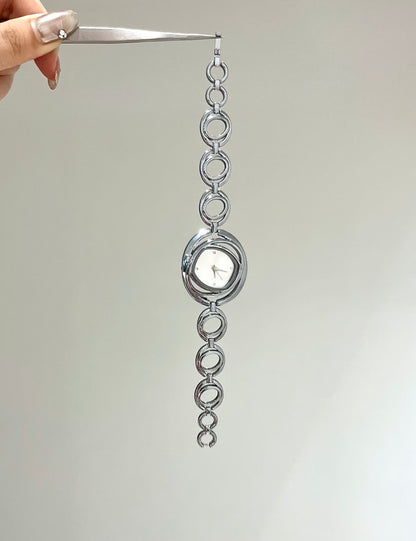 Circle Link Bracelet Watch