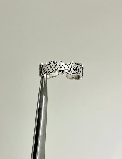 Celestial Bloom Adjustable Ring