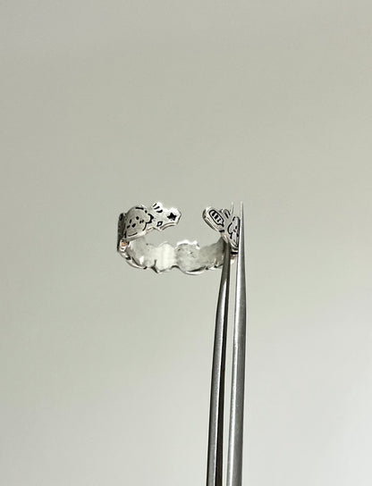 Celestial Bloom Adjustable Ring