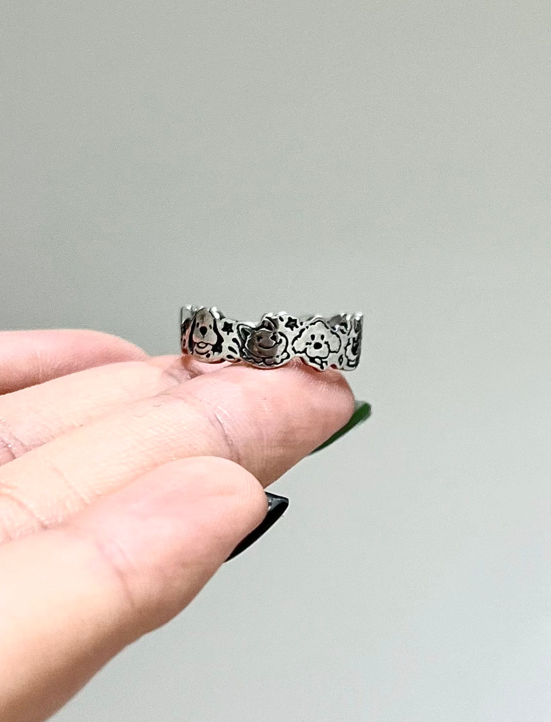 Celestial Bloom Adjustable Ring