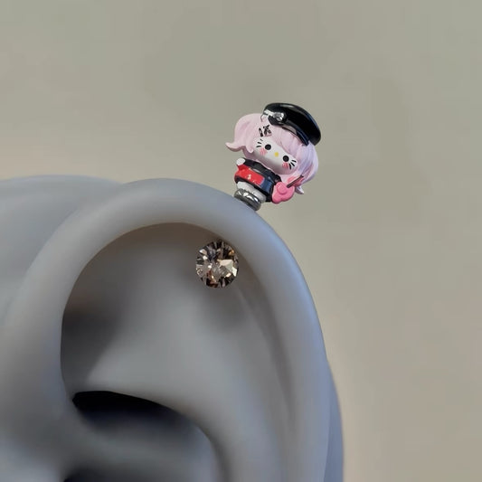 Cap & Uniform Character Cartilage Stud