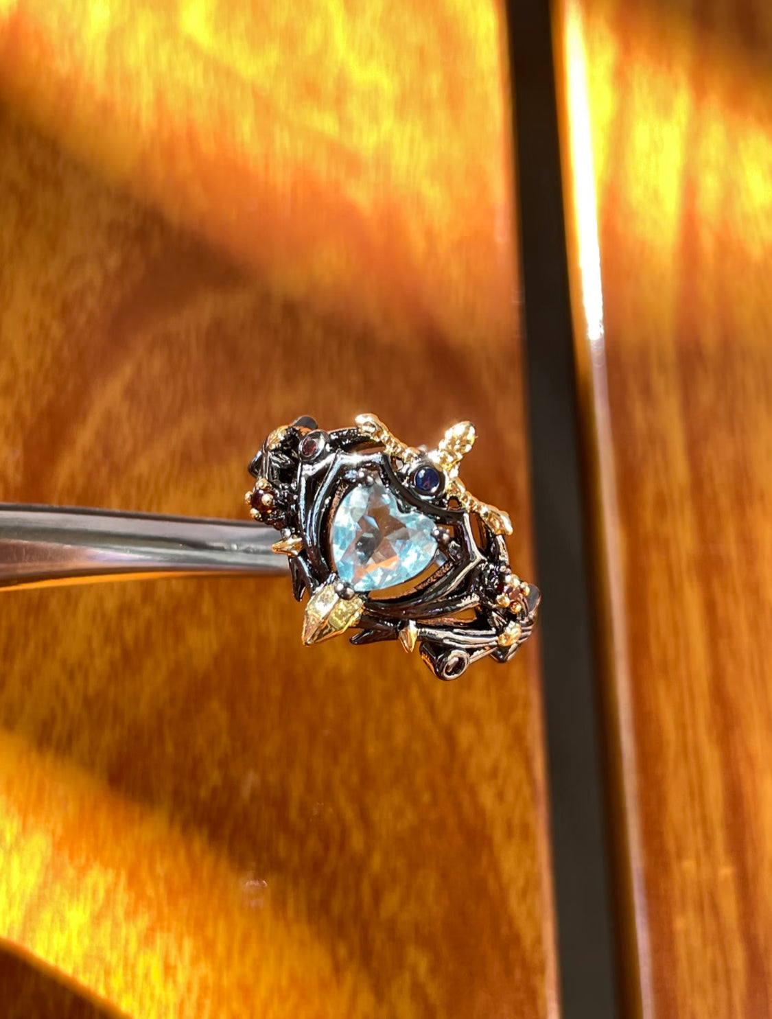 Midnight Frost Ring