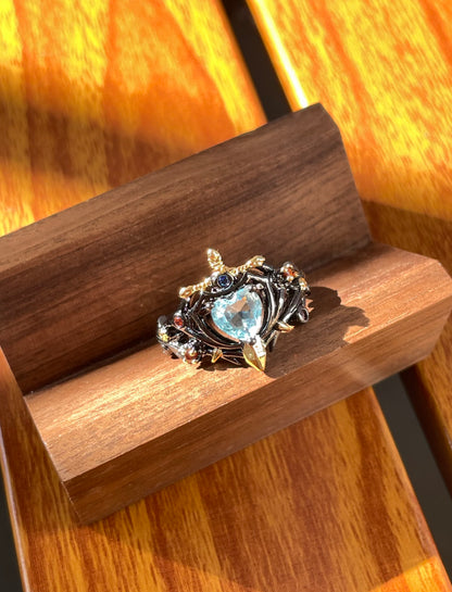 Midnight Frost Ring