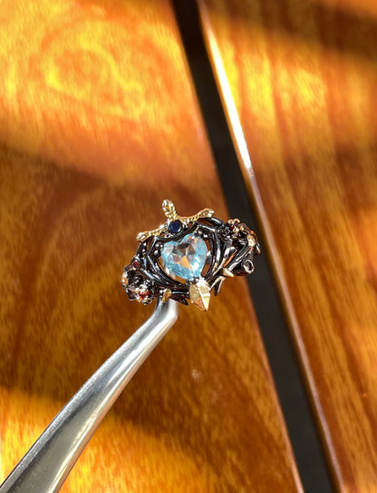 Midnight Frost Ring