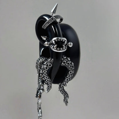 Octopus Tentacle Earring Stack