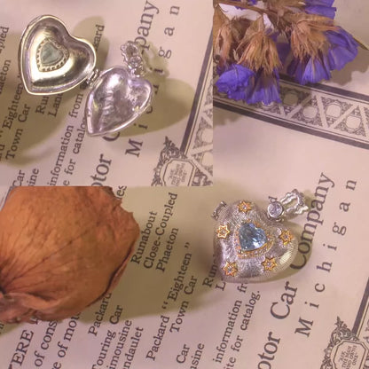 The Constellation Heart Locket Necklace