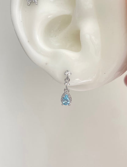 Azure Butterfly Dangle Earring.