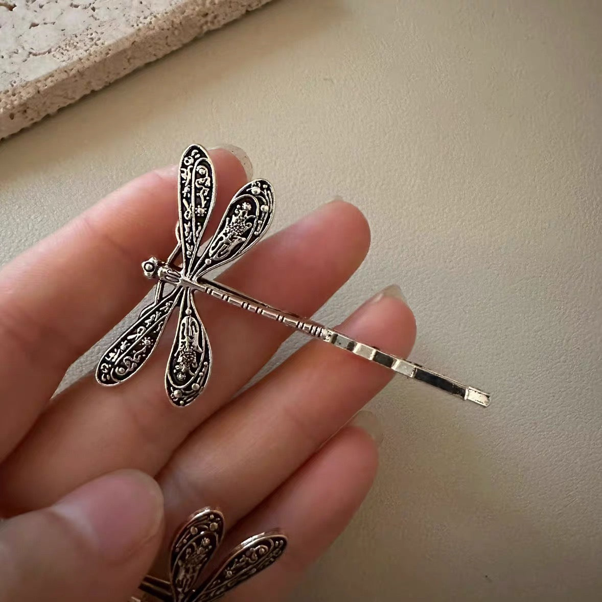 Twilight Dragonfly Hair Clips