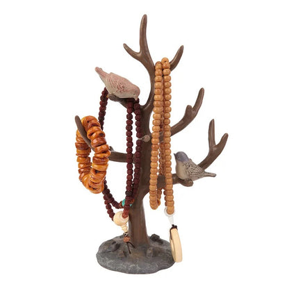 Walnut Branch Tree Jewellery Stand