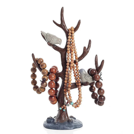 Walnut Branch Tree Jewellery Stand