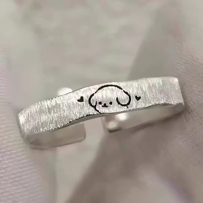Cat & Dog Adjustable Ring Set