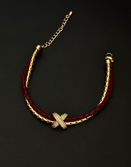 Ruby Junction Bracelet