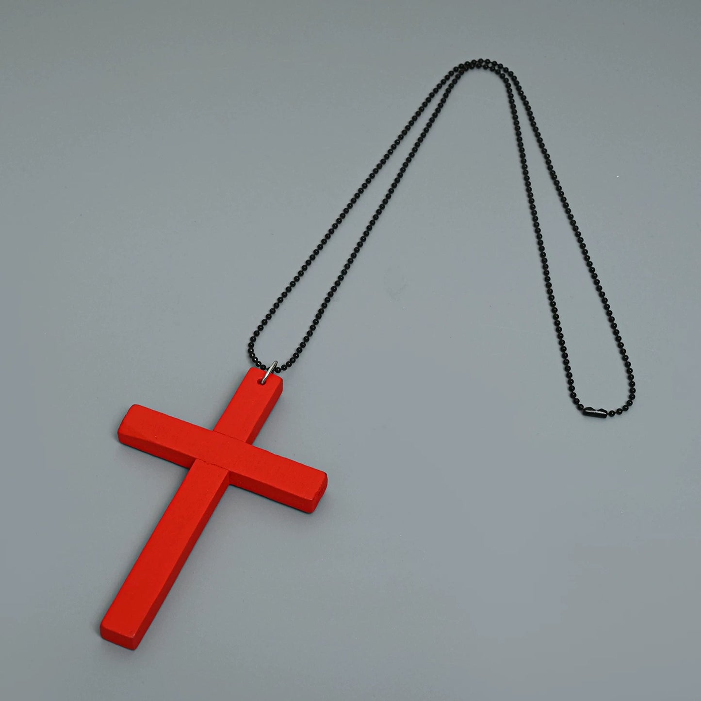 Vivid Minimalist Trinity Cross Necklace