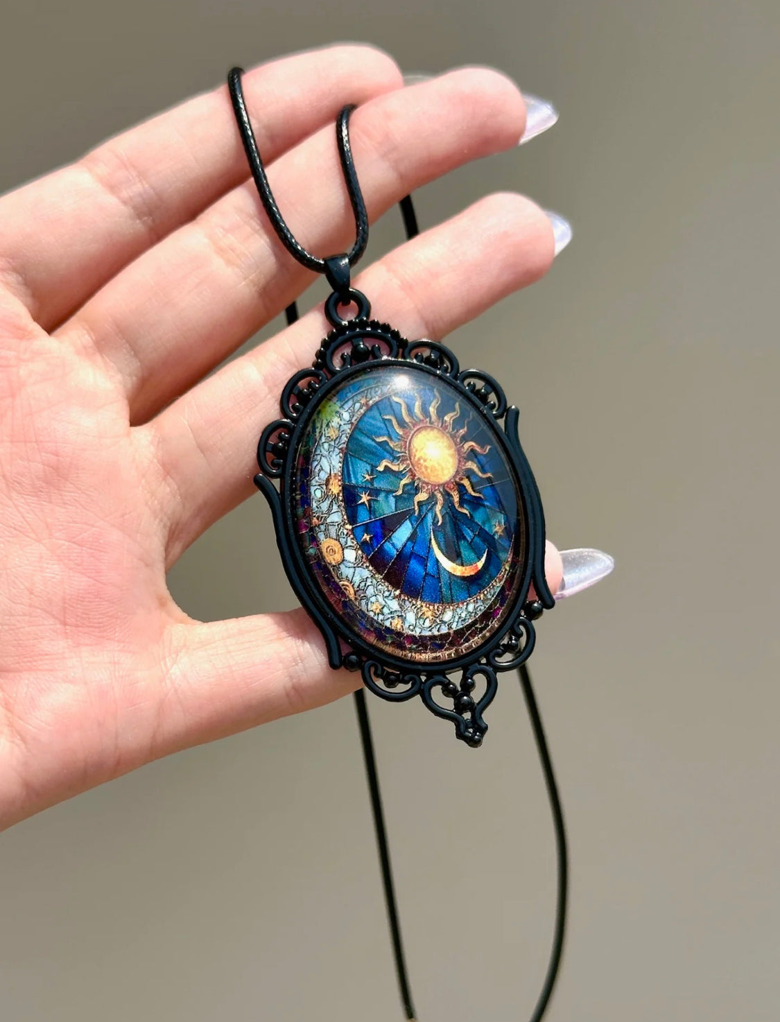 Aetheric Solstice Cameo Necklace