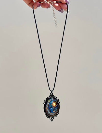 Aetheric Solstice Cameo Necklace