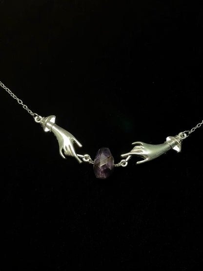 Gothic Hand Necklace