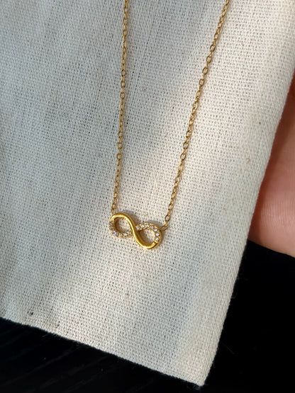 Silver Infinity Pendant Necklace