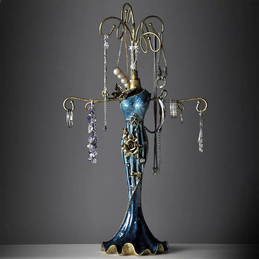 The Sapphire Sovereign Jewelry Stand