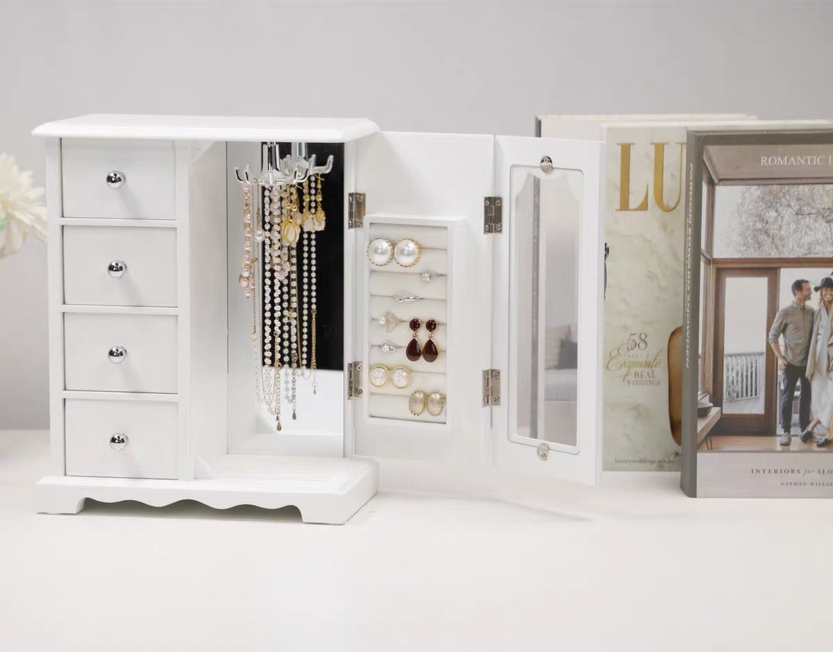 The Alabaster Manor Jewelry Cabinet