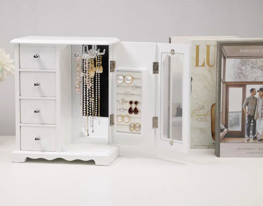 The Alabaster Manor Jewelry Cabinet
