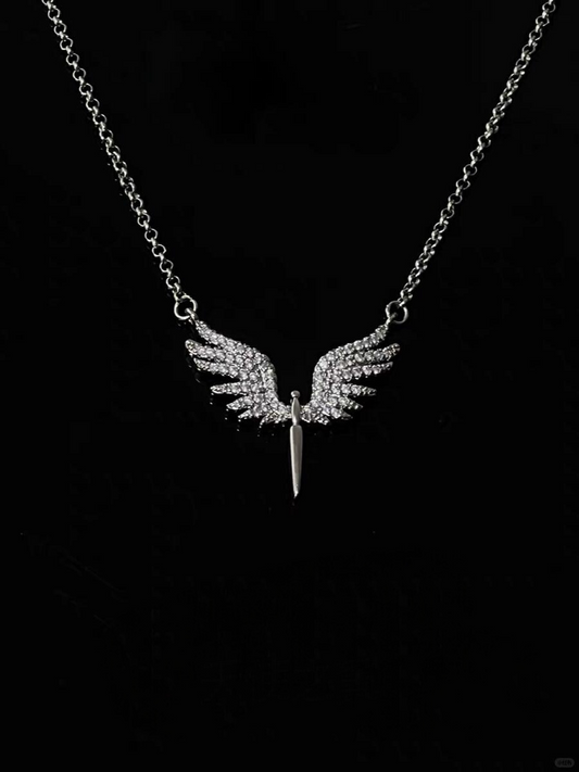 Winged Dagger Necklace