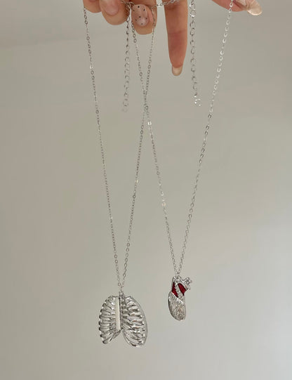 Heart-in-Cage Necklace