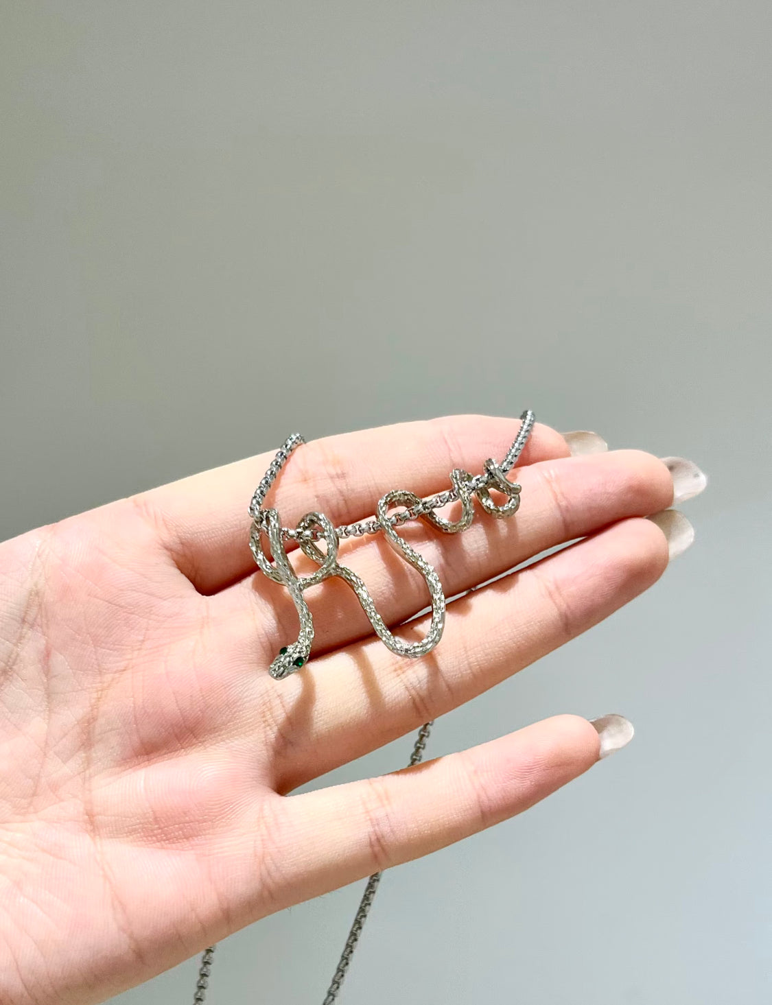 Emerald Viper Necklace